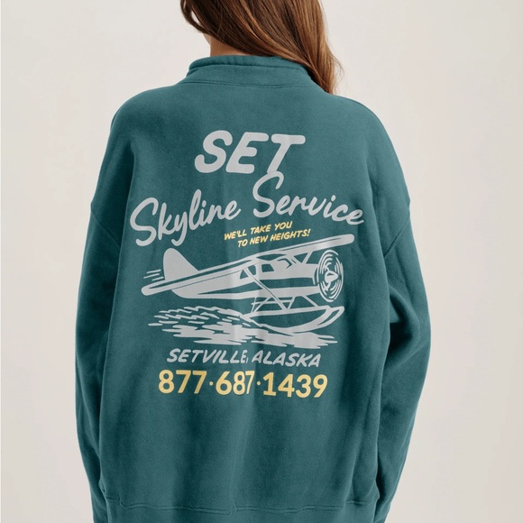 Set active half zip - Picture 2 of 2